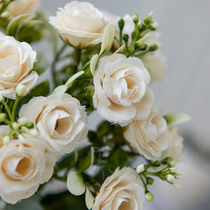 ๐น 15-Head Silk Rose Bouquet โ Artificial Flower Arrangement for Weddings, DIY Crafts & Home Decor ๐น
