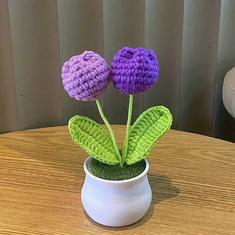 🌹 Mini Artificial Potted Rose Plant – Realistic Flower Bonsai in Decorative Vase for Home & Event Décor 🌹