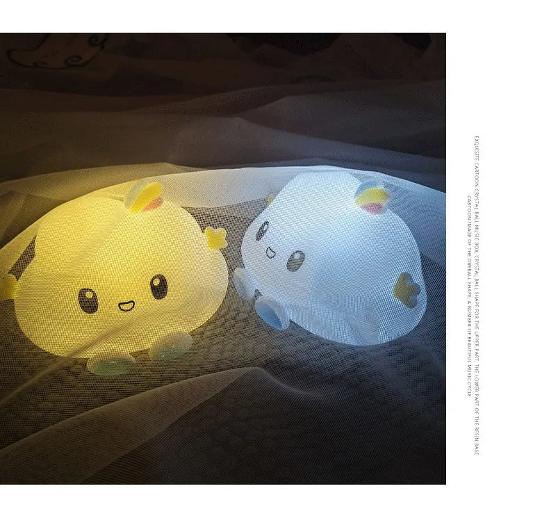 🌟 Cute Cartoon LED Night Light – Battery-Powered Holiday Decor Lamp for Kids’ Bedrooms & Festive Celebrations 🌟