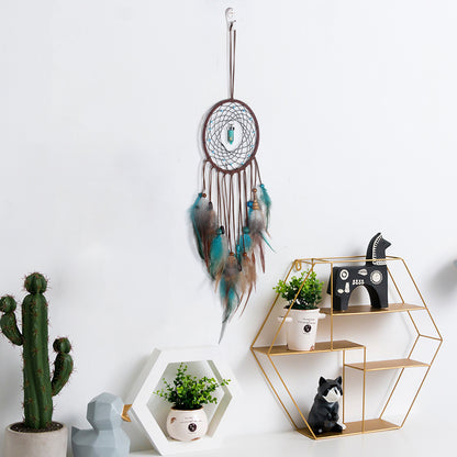 Handcrafted Bohemian LED Dream Catcher – Feather Night Light & Peaceful Wall Decor for Home or Office