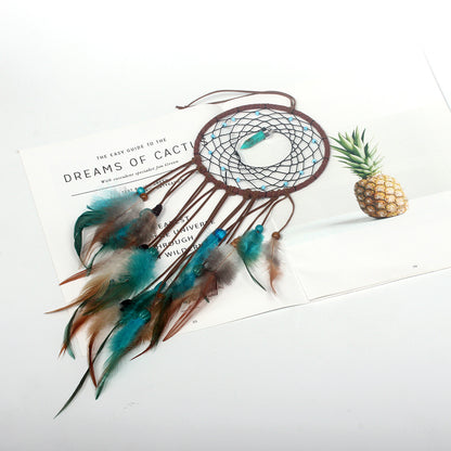 Handcrafted Bohemian LED Dream Catcher – Feather Night Light & Peaceful Wall Decor for Home or Office