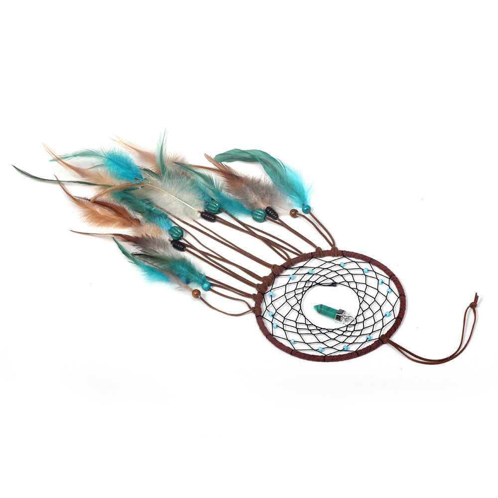Handcrafted Bohemian LED Dream Catcher – Feather Night Light & Peaceful Wall Decor for Home or Office