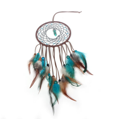 Handcrafted Bohemian LED Dream Catcher – Feather Night Light & Peaceful Wall Decor for Home or Office