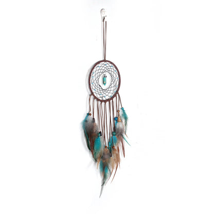 Handcrafted Bohemian LED Dream Catcher – Feather Night Light & Peaceful Wall Decor for Home or Office