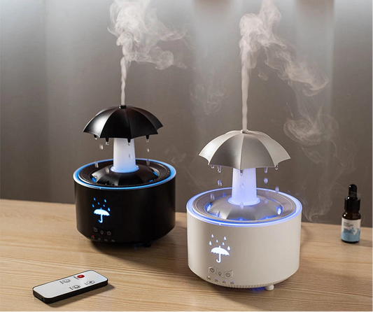 Aierwill V88 Cloud Rain Humidifier & Aroma Diffuser