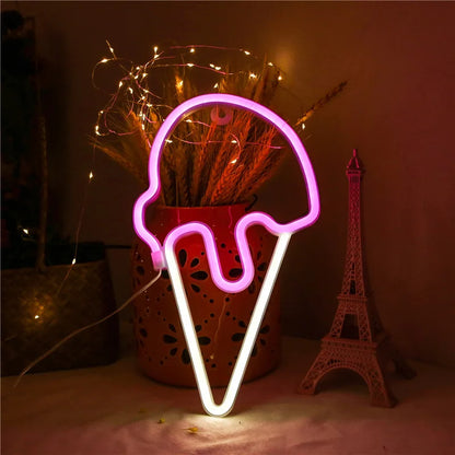 ✨ Dreamy Neon Figure Night Light – LED Wall Decor Lamp for Bedroom, Living Room, or Party ✨