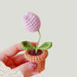 🌹 Mini Artificial Potted Rose Plant – Realistic Flower Bonsai in Decorative Vase for Home & Event Décor 🌹