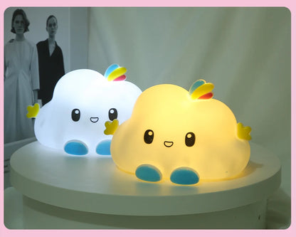 🌟 Cute Cartoon LED Night Light – Battery-Powered Holiday Decor Lamp for Kids’ Bedrooms & Festive Celebrations 🌟