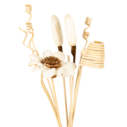 🌿 7pcs Natural Rattan Aromatherapy Diffuser Sticks – 22cm Replacement Reeds for Essential Oil Diffusers 🌿