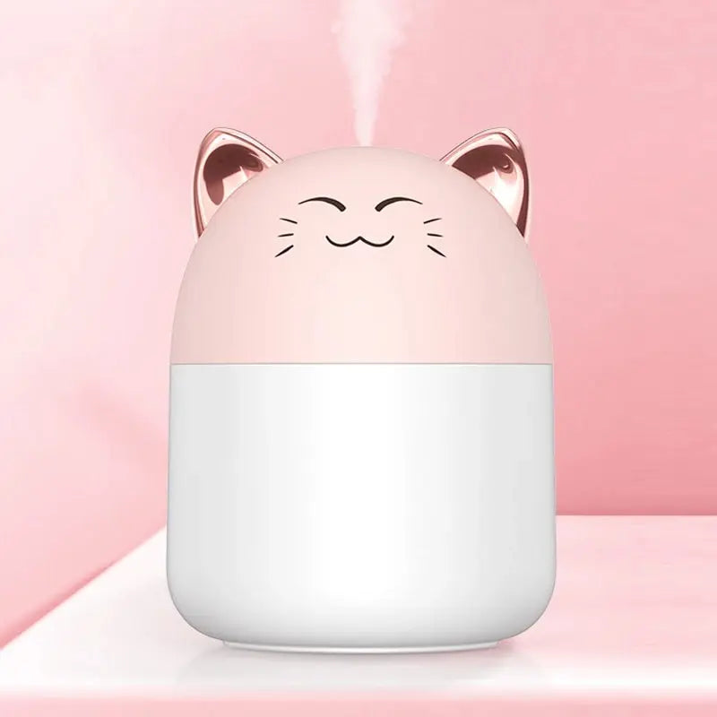 Cute Pet Mini USB Humidifier – Heavy Mist Spray for Office, Bedroom, or Home Use