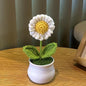 🌹 Mini Artificial Potted Rose Plant – Realistic Flower Bonsai in Decorative Vase for Home & Event Décor 🌹
