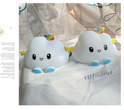 🌟 Cute Cartoon LED Night Light – Battery-Powered Holiday Decor Lamp for Kids’ Bedrooms & Festive Celebrations 🌟