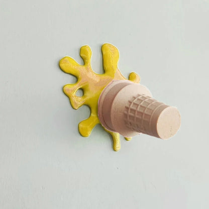 Dripping Ice Cream Wall Art – Whimsical Decor for Home or Office