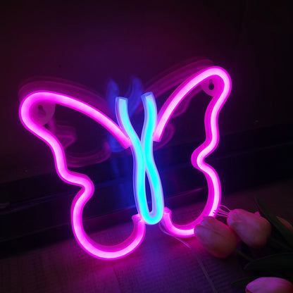 ✨ Dreamy Neon Figure Night Light – LED Wall Decor Lamp for Bedroom, Living Room, or Party ✨