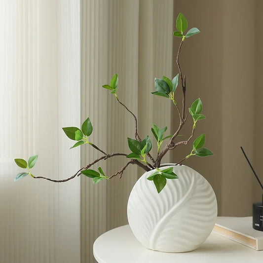 🪵 Artificial Withered Tree Branches with Silk Flowers – Rustic Indoor Decor for Weddings, Parties & Home Styling 🪵