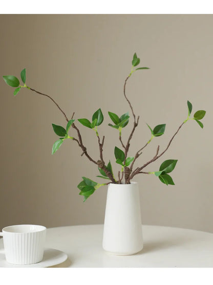 🪵 Artificial Withered Tree Branches with Silk Flowers – Rustic Indoor Decor for Weddings, Parties & Home Styling 🪵