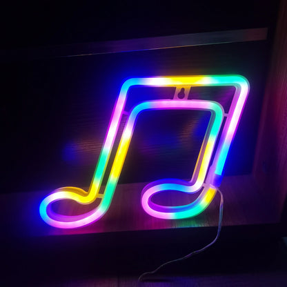 ✨ Dreamy Neon Figure Night Light – LED Wall Decor Lamp for Bedroom, Living Room, or Party ✨