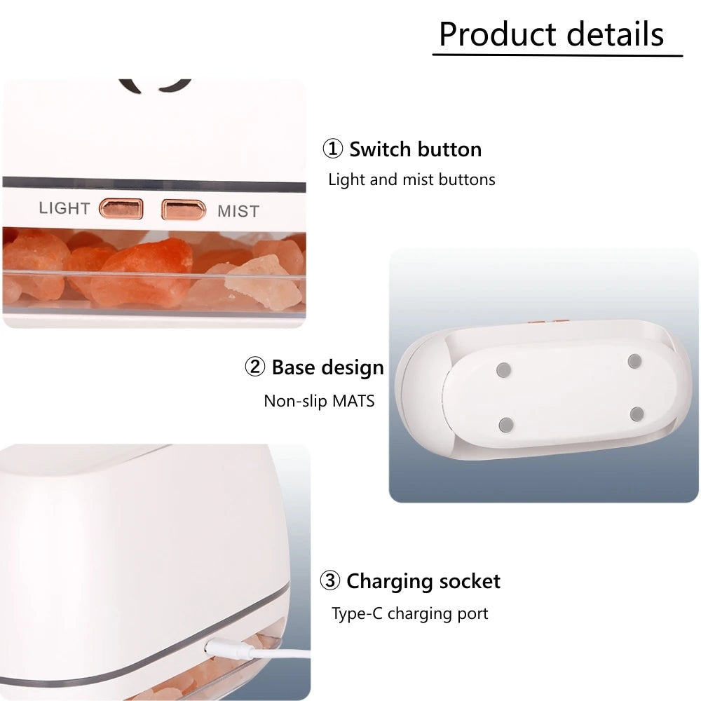Aroma Diffuser Mini Ultrasonic USB Air Humidifier 3D Flame Diffuser Essential Oils Diffuser Aromatherapy Air Freshener Bedroom
