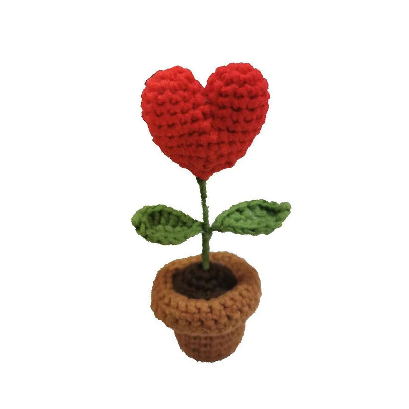 🌹 Mini Artificial Potted Rose Plant – Realistic Flower Bonsai in Decorative Vase for Home & Event Décor 🌹
