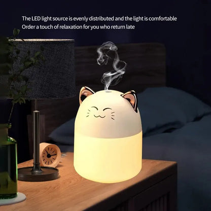 Cute Pet Mini USB Humidifier – Heavy Mist Spray for Office, Bedroom, or Home Use