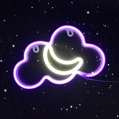✨ Dreamy Neon Figure Night Light – LED Wall Decor Lamp for Bedroom, Living Room, or Party ✨