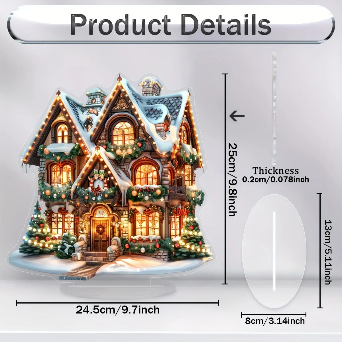 Christmas Desktop Decoration – Multi-Functional Holiday Ornament for Home, Office & Bedroom | Unique Festival Gift