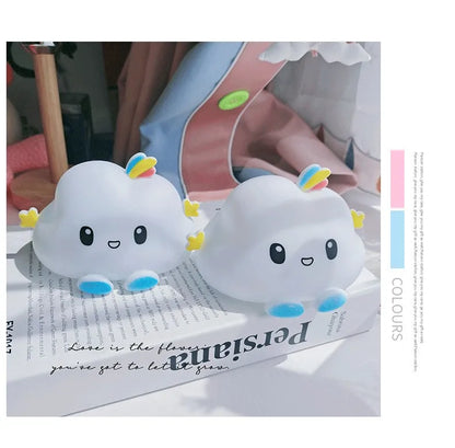 🌟 Cute Cartoon LED Night Light – Battery-Powered Holiday Decor Lamp for Kids’ Bedrooms & Festive Celebrations 🌟