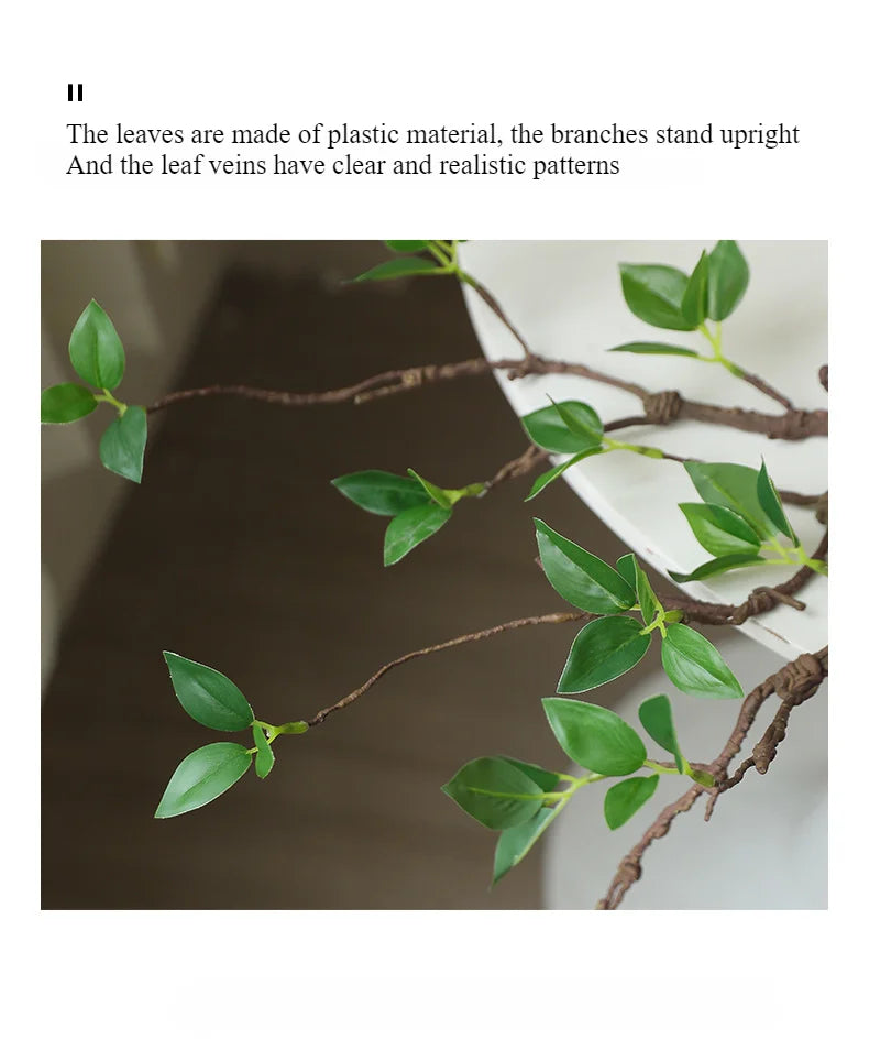 🪵 Artificial Withered Tree Branches with Silk Flowers – Rustic Indoor Decor for Weddings, Parties & Home Styling 🪵