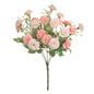 Best Artificial Orange Hydrangea Flower – Silk Wedding Bouquet & Outdoor Decoration for Bridal Shower, DIY Crafts, and Home Decor