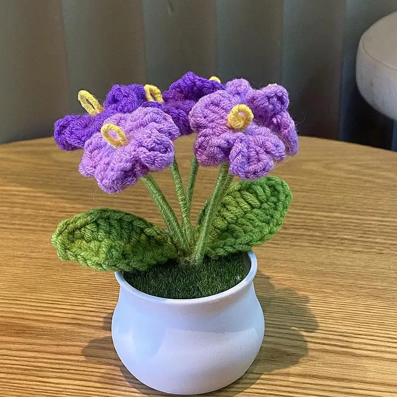 🌹 Mini Artificial Potted Rose Plant – Realistic Flower Bonsai in Decorative Vase for Home & Event Décor 🌹