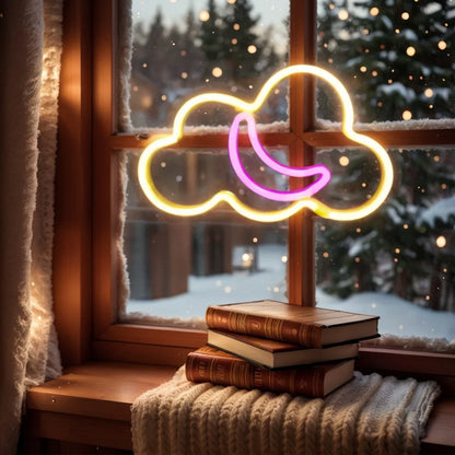 ✨ Dreamy Neon Figure Night Light – LED Wall Decor Lamp for Bedroom, Living Room, or Party ✨
