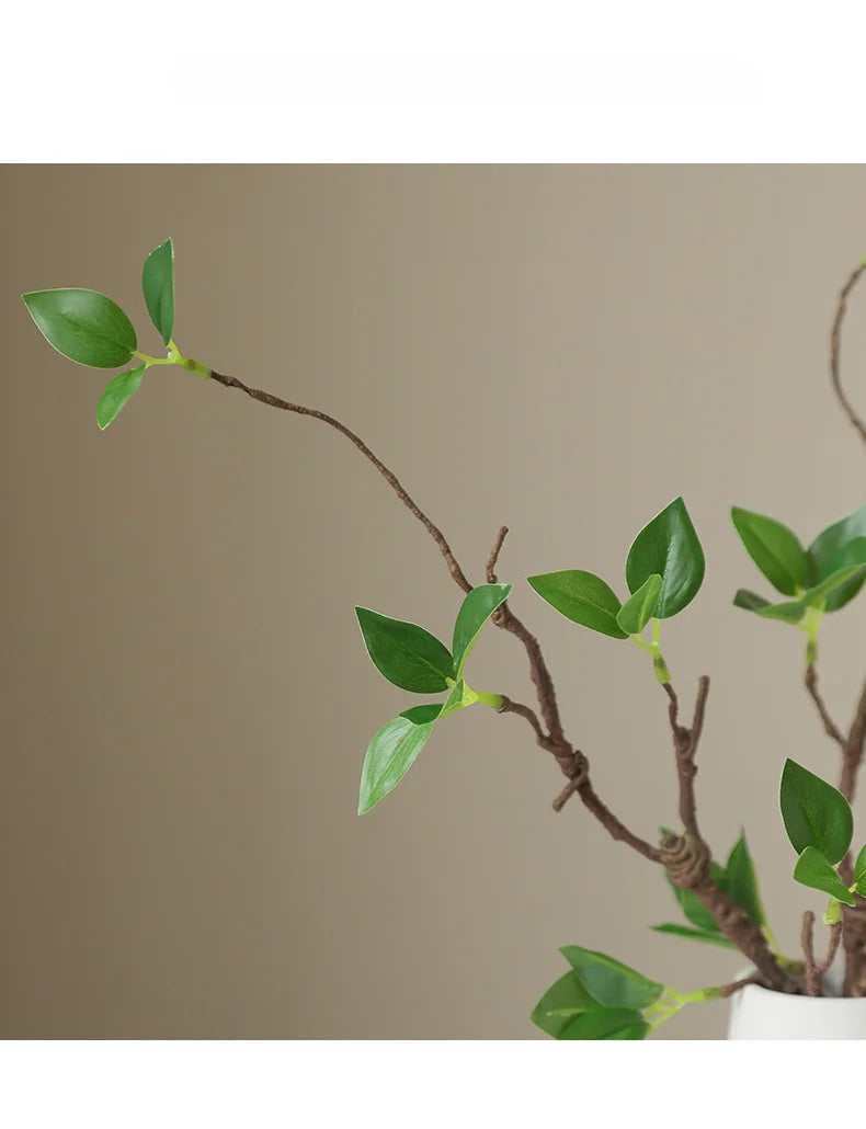🪵 Artificial Withered Tree Branches with Silk Flowers – Rustic Indoor Decor for Weddings, Parties & Home Styling 🪵