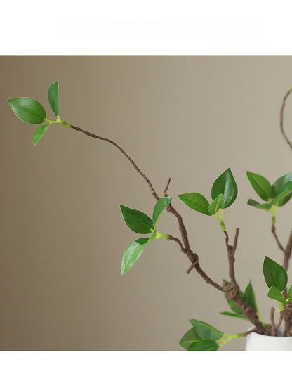 🪵 Artificial Withered Tree Branches with Silk Flowers – Rustic Indoor Decor for Weddings, Parties & Home Styling 🪵