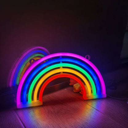 ✨ Dreamy Neon Figure Night Light – LED Wall Decor Lamp for Bedroom, Living Room, or Party ✨