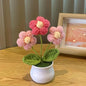 🌹 Mini Artificial Potted Rose Plant – Realistic Flower Bonsai in Decorative Vase for Home & Event Décor 🌹