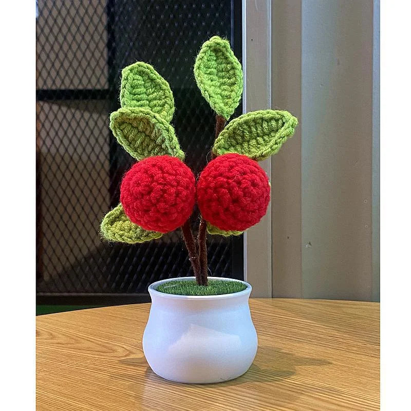🌹 Mini Artificial Potted Rose Plant – Realistic Flower Bonsai in Decorative Vase for Home & Event Décor 🌹