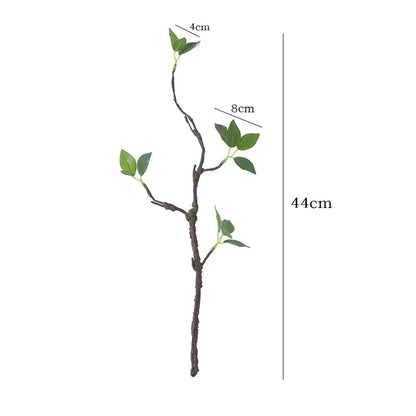 🪵 Artificial Withered Tree Branches with Silk Flowers – Rustic Indoor Decor for Weddings, Parties & Home Styling 🪵