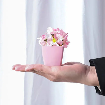 Artificial Flower Potted Plant, Used Year-Round For Home, Bedroom, Study, Office Desktop Shelf Decoration