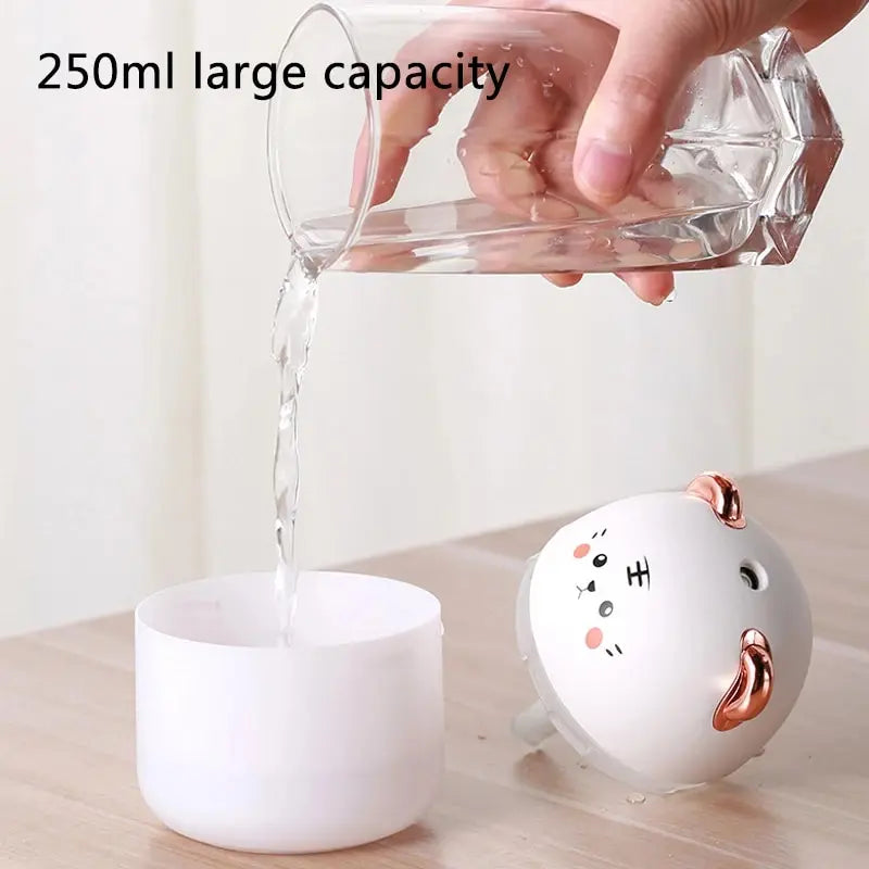 Cute Pet Mini USB Humidifier – Heavy Mist Spray for Office, Bedroom, or Home Use