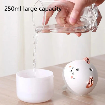 Cute Pet Mini USB Humidifier – Heavy Mist Spray for Office, Bedroom, or Home Use