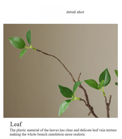 🪵 Artificial Withered Tree Branches with Silk Flowers – Rustic Indoor Decor for Weddings, Parties & Home Styling 🪵