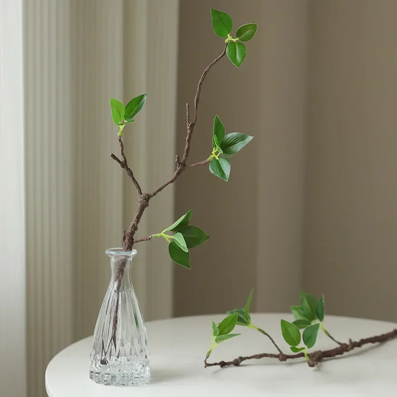 🪵 Artificial Withered Tree Branches with Silk Flowers – Rustic Indoor Decor for Weddings, Parties & Home Styling 🪵