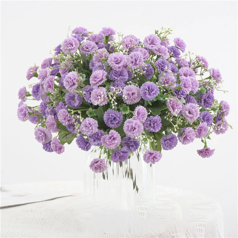 Best Artificial Orange Hydrangea Flower – Silk Wedding Bouquet & Outdoor Decoration for Bridal Shower, DIY Crafts, and Home Decor