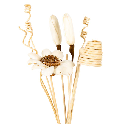🌿 7pcs Natural Rattan Aromatherapy Diffuser Sticks – 22cm Replacement Reeds for Essential Oil Diffusers 🌿