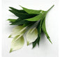 Artificial Green Plants Fake Anthurium  Potted Plants Desktop Ornaments Home Decoration Wedding Venue Decoration Fake Flowers