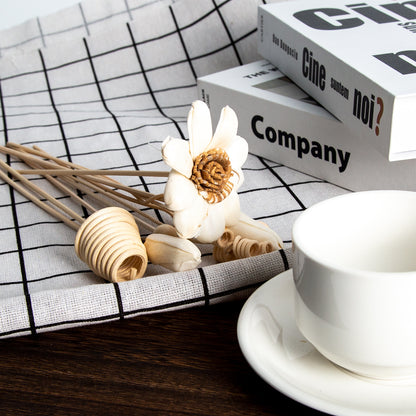 🌿 7pcs Natural Rattan Aromatherapy Diffuser Sticks – 22cm Replacement Reeds for Essential Oil Diffusers 🌿
