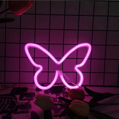 ✨ Dreamy Neon Figure Night Light – LED Wall Decor Lamp for Bedroom, Living Room, or Party ✨