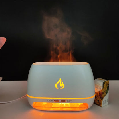 Aroma Diffuser Mini Ultrasonic USB Air Humidifier 3D Flame Diffuser Essential Oils Diffuser Aromatherapy Air Freshener Bedroom