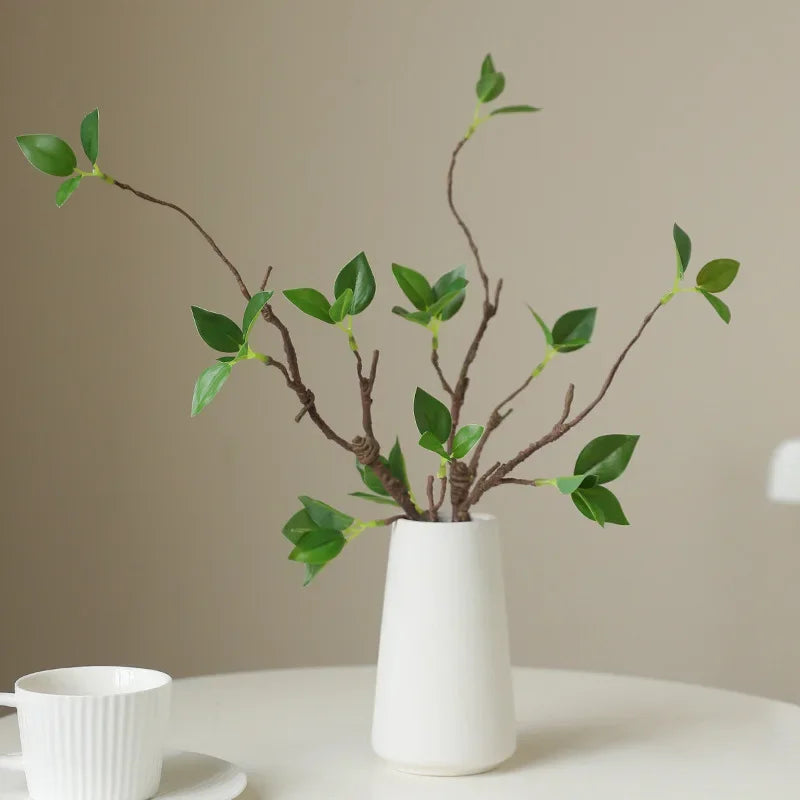 🪵 Artificial Withered Tree Branches with Silk Flowers – Rustic Indoor Decor for Weddings, Parties & Home Styling 🪵